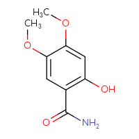 Chemical structure of 2-hydroxy-4,5-dimethoxybenzamide - CSSB00021293749