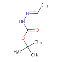 Chemical structure of N'-[(E)-ethylidene](tert-butoxy)carbohydrazide - CSSB00016266336