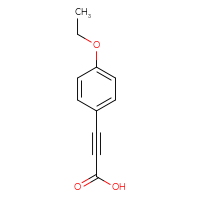 Chemical structure of 3-(4-ethoxyphenyl)prop-2-ynoic acid - CSSB00011892732