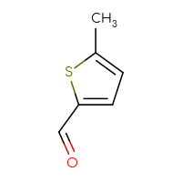 Chemical structure of 5-methylthiophene-2-carbaldehyde - CSSB00000211121