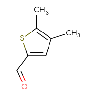Chemical structure of 4,5-dimethylthiophene-2-carbaldehyde - CSSB00011830369