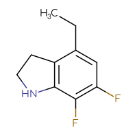 C10H11F2N