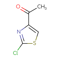 Chemical structure of 1-(2-chloro-1,3-thiazol-4-yl)ethan-1-one - CSSB00000117916