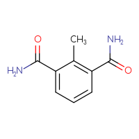 Chemical structure of 2-methylbenzene-1,3-dicarboxamide - CSSB02270737310