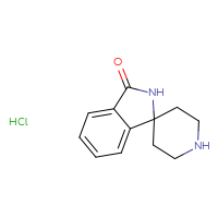 Chemical structure of 2,3-dihydrospiro[isoindole-1,4'-piperidin]-3-one hydrochloride - CSSB00020620725