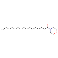 Chemical structure of 1-(morpholin-4-yl)hexadecan-1-one - CSSB02495363859