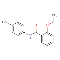 Chemical structure of 2-ethoxy-N-(4-methylphenyl)benzamide - CSSB00026215752