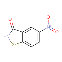 Chemical structure of 5-nitro-2,3-dihydro-1,2-benzothiazol-3-one - CSSB00015970083