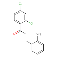 Chemical structure of 1-(2,4-dichlorophenyl)-3-(2-methylphenyl)propan-1-one - CSSB00008315426