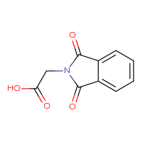 Chemical structure of 2-(1,3-dioxo-2,3-dihydro-1H-isoindol-2-yl)acetic acid - CSSB00000180889