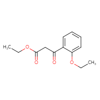 Chemical structure of ethyl 3-(2-ethoxyphenyl)-3-oxopropanoate - CSSB00000313509