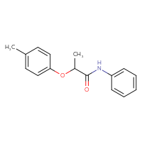 Chemical structure of 2-(4-methylphenoxy)-N-phenylpropanamide - CSSB00042303570