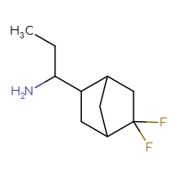 C10H17F2N