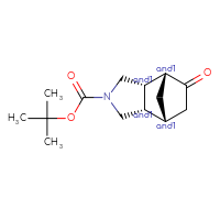 Chemical structure of rac-tert-butyl (1R,2S,6S,7R)-8-oxo-4-azatricyclo[5.2.1.0²,⁶]decane-4-carboxylate - CSSB20620667958