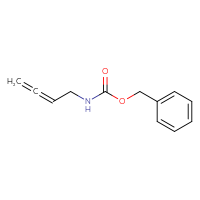 Chemical structure of benzyl N-(buta-2,3-dien-1-yl)carbamate - CSSB03496551201