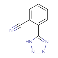 Chemical structure of 2-(1H-1,2,3,4-tetrazol-5-yl)benzonitrile - CSSB00015722473