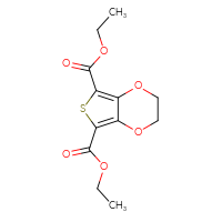 Chemical structure of 5,7-diethyl 2H,3H-thieno[3,4-b][1,4]dioxine-5,7-dicarboxylate - CSSB00020652389