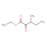 Chemical structure of ethyl 3-methyl-2-oxopentanoate - CSSB00010633199
