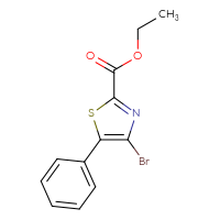 Chemical structure of ethyl 4-bromo-5-phenyl-1,3-thiazole-2-carboxylate - CSSB00132301474