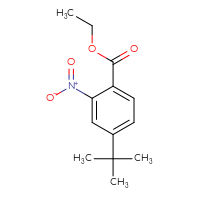 Chemical structure of ethyl 4-tert-butyl-2-nitrobenzoate - CSSB05226359326