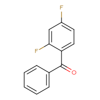 Chemical structure of (2,4-difluorophenyl)(phenyl)methanone - CSSB00011215470