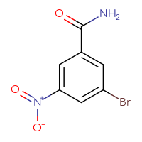 Chemical structure of 3-bromo-5-nitrobenzamide - CSSB00011934146