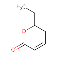 Chemical structure of 6-ethyl-5,6-dihydro-2H-pyran-2-one - CSSB00010876706