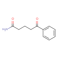 Chemical structure of 5-oxo-5-phenylpentanamide - CSSB00009954860