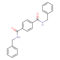 Chemical structure of N1,N4-dibenzylbenzene-1,4-dicarboxamide - CSSB00000001512