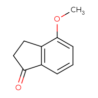 Chemical structure of 4-methoxy-2,3-dihydro-1H-inden-1-one - CSSB00000687888