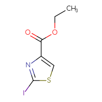 Chemical structure of ethyl 2-iodo-1,3-thiazole-4-carboxylate - CSSB00010155131
