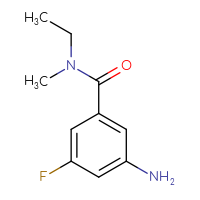 Chemical structure of 3-amino-N-ethyl-5-fluoro-N-methylbenzamide - CSSB00012941454