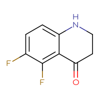Chemical structure of 5,6-difluoro-1,2,3,4-tetrahydroquinolin-4-one - CSSB00015640499