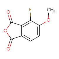 Chemical structure of 4-fluoro-5-methoxy-1,3-dihydro-2-benzofuran-1,3-dione - CSSB02495807981