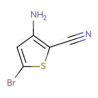 Chemical structure of 3-amino-5-bromothiophene-2-carbonitrile - CSSB00010219382