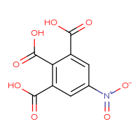 Chemical structure of 5-nitrobenzene-1,2,3-tricarboxylic acid - CSSB00016987337