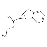 Chemical structure of ethyl 1H,1aH,6H,6aH-cyclopropa[a]indene-1-carboxylate - CSSB00103305747