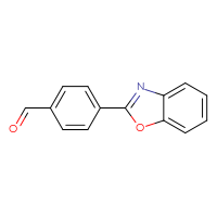 Chemical structure of 4-(1,3-benzoxazol-2-yl)benzaldehyde - CSSB00025757363