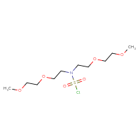 Chemical structure of N,N-bis[2-(2-methoxyethoxy)ethyl]sulfamoyl chloride - CSSB06306023903