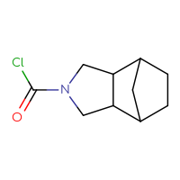 Chemical structure of 4-azatricyclo[5.2.1.0²,⁶]decane-4-carbonyl chloride - CSSB00016234968