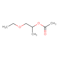 Chemical structure of 1-ethoxypropan-2-yl acetate - CSSB00000036368