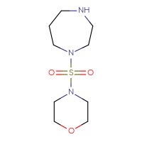 Chemical structure of 1-(morpholine-4-sulfonyl)-1,4-diazepane - CSSB00000307090