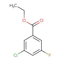 Chemical structure of ethyl 3-chloro-5-fluorobenzoate - CSSB00012350804