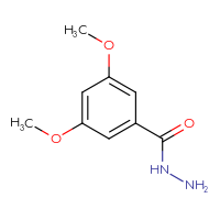 Chemical structure of 3,5-dimethoxybenzohydrazide - CSSB00000183943