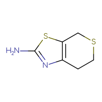Chemical structure of 4H,6H,7H-thiopyrano[4,3-d][1,3]thiazol-2-amine - CSSB00000730120