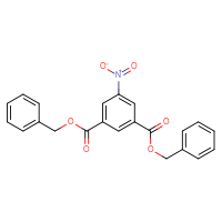Chemical structure of 1,3-dibenzyl 5-nitrobenzene-1,3-dicarboxylate - CSSB00010202887