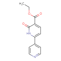 Chemical structure of ethyl 6-oxo-1,6-dihydro-[2,4'-bipyridine]-5-carboxylate - CSSB14948339834
