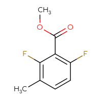 Chemical structure of methyl 2,6-difluoro-3-methylbenzoate - CSSB00011997368