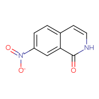 Chemical structure of 7-nitro-1,2-dihydroisoquinolin-1-one - CSSB00009847908