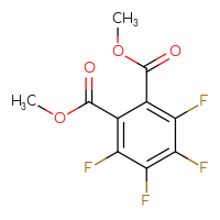 Chemical structure of 1,2-dimethyl 3,4,5,6-tetrafluorobenzene-1,2-dicarboxylate - CSSB00102599351